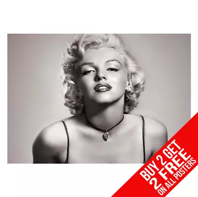 Marilyn Monroe Iconic Poster Art Print A4 A3 Size - Buy 2 Get Any 2 Free • £6.97