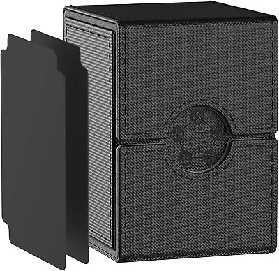 MIXPOET Deck Box For MTG Commander Cards Trading Card Case With 2 Dividers Per  • $17.99