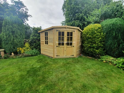 £1595 • Buy  Summer House Corner House Shed Man Cave Garden Office T&g Summerhouse Cabin