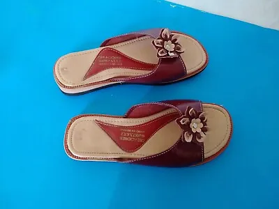 Womans Shoes Sandals MEXICAN Leather Sandals Size 6 • $22