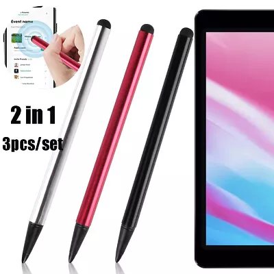 3pcs Stylus Touch Screen Pen For IPad IPod IPhone Samsung PC Cell Phone Tablet • £2.20