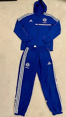 Adidas Chelsea Training Hoodie Jacket And Track Bottoms 2012/13 Season • £24.99