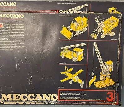 Vintage Meccano Sets 3 - 4 M - 1970’s • £30