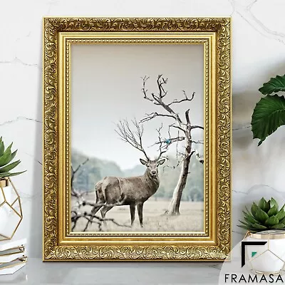 £13 • Buy Ornate Photo Frame Traditional Dahlia Gold & Silver Picture Antique  Art Frames