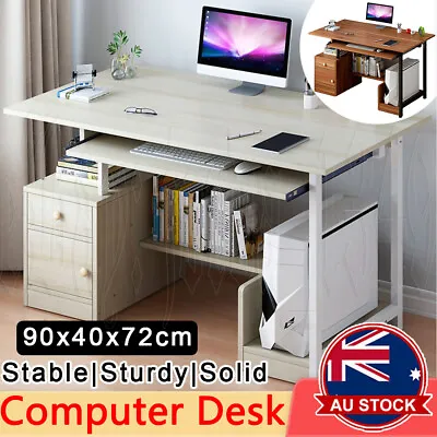 $96.95 • Buy Computer Desk Study Office Storage Workstation Laptop Table Student Home Writing