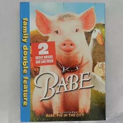 Universal  BABE  & BABE PIG IN THE CITY  DVD Disc Slip & Plastic Case Sealed • $15.35