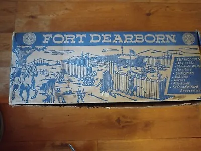 Vintage Marx Fort Dearborn Playset #3688 With Original Box  • $199