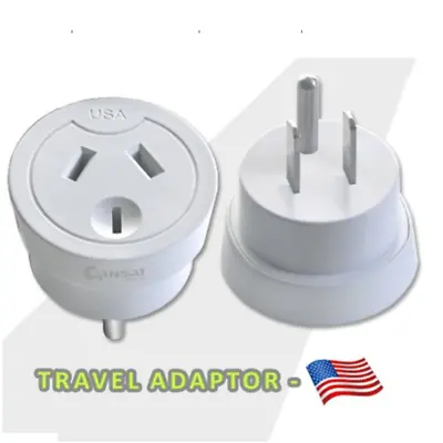$14.95 • Buy New Travel Adapter Adaptor Power Socket To Plug Australia AU NZ To USA Canada 
