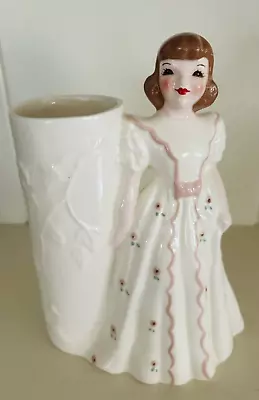 1949 Florence Ceramics Pasadena 6  Dutch Girl Figurine Vase Claudette Colbert • $18.95