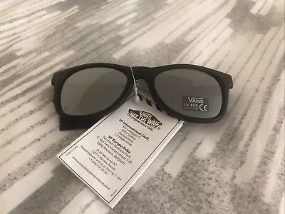 VANS Spicoli 4 Shades Sunglasses - Matte Black/Silver Mirror • £15