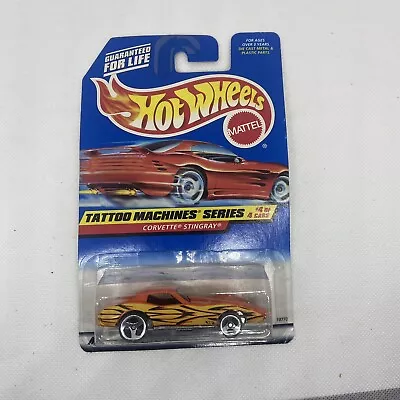 £2.19 • Buy 1997 Hotwheels Tattoo Machine Series 4/4 Corvette Stingray Car Racing Truck