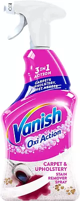 Vanish Oxi Action Carpet & Upholstery Stain Remover Spray 500 Ml • £5.51