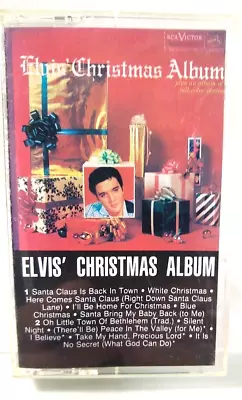 Elvis Christmas Album Cassette Tape RCA Victor 1957 Jordanaires USA Music • $8.49