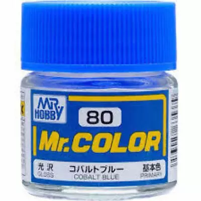 Mr. Hobby Mr. Color Lacquer C080 Semi-Gloss Cobalt Blue 10ml C80 • $2.69