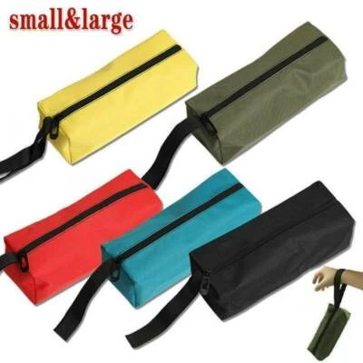 $11.01 • Buy Tool Storage Bag Spanner Wrench Zip Up Pocket Organizer Carry Case Mini Pouch