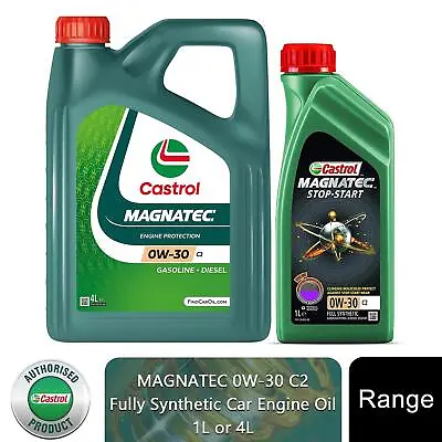 £29.59 • Buy 0w 30 Fully Synthetic Engine Oil, Castrol Magnatec 0w-30 C2 For Toyota Vehicles