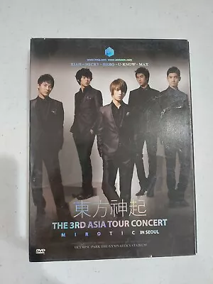 TVXQ Tohoshinki The 3rd Asia Tour Concert DVD Set Mirotic In Seoul Bookmark  • $35.99