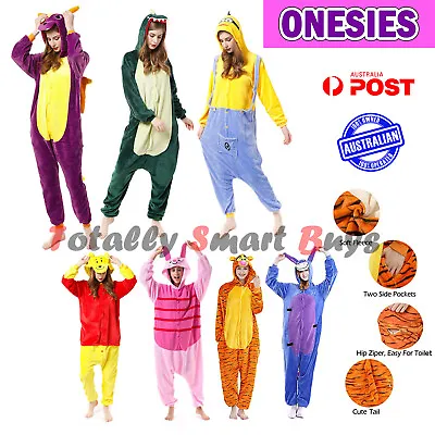 Onesie Adult Animal Cartoon Cosplay Party Dressup Pyjama Onesies Kigurumi Gift • $29.95