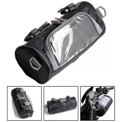 Universal Motorcycle Windshield Bag Front Handlebar Fork Storage Container B_ji • $10.40