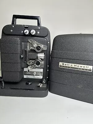 8mm Film Projector Bell & Howell Model 256 Auto Load USA Made VTG Powers On ASIS • $24.95