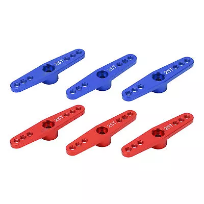 3Pcs 25T Aluminum Alloy RC Servo Arm Horn Long Type For 1/10 Remote Control • $7.76