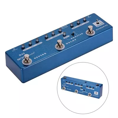 MOSKYAudio Guitar MultiEffects Pedal Perfect Tone Solution For Guitarists • $130.24