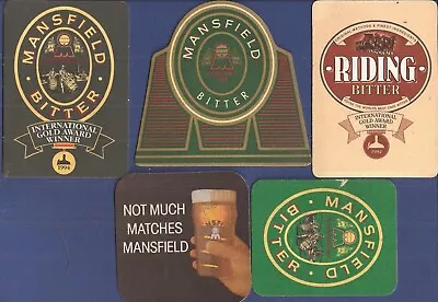 Mansfield Brewery - Six (6) Mansfield Bitter 1990s Beer Mats • £3.95