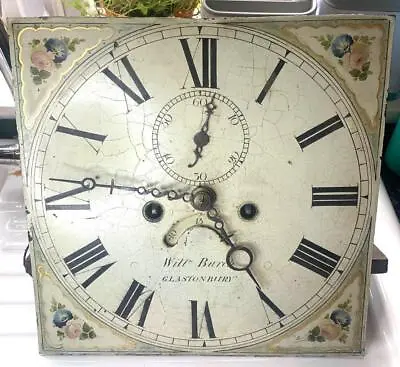 Antique Longcase  Will Birch Dial Hands Movement Bell - Spares/repairs • £199.95