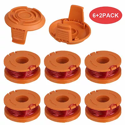 Edger Spool For Worx Trimmer Spools Weed Eater StringWeed Wacker Spool Parts 6P • $14.98