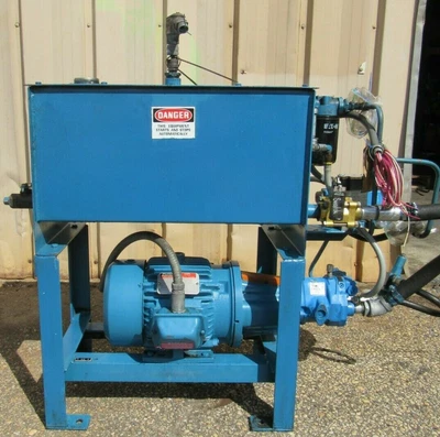 $449.50 • Buy Hydraulic Power Unit Reliance Electric Motor P18g3800a Vickers Pvq13-a2r