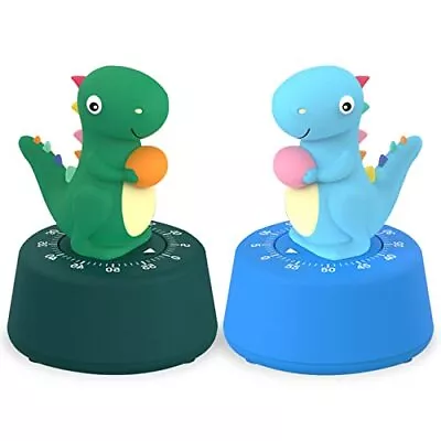 2 Pack Cute Kitchen Timer100% Mechanical Egg Timer For Kids60 Minutes Wind Up Ti • $24.26