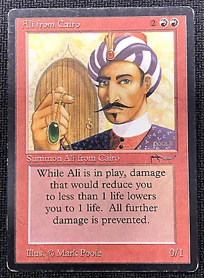 1993 Magic The Gathering Arabian Nights #36 Ali From Cairo • $300