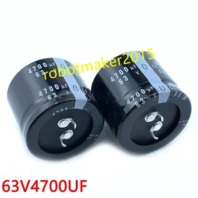 Brand New 4700uF 63V Aluminum Electrolytic Capacitor 2 Pins For Audio Filter • £5.89