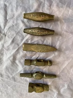 Llot Of 6 Small Metal Working Hammer Heads - Very Good Condition • $39.99