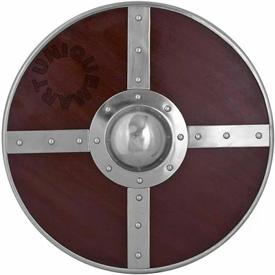 £107.10 • Buy Handmade Medieval Wooden Viking Shield Warrior Shield, Norman Viking Shield 24 