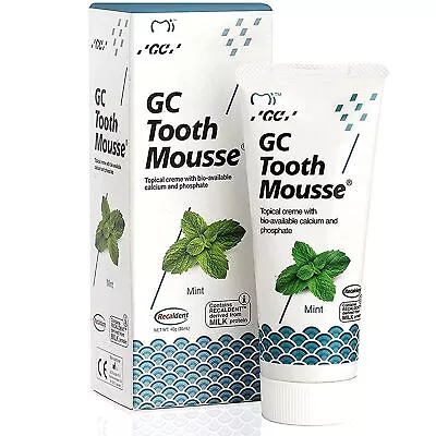 GC Tooth Mousse Mint Flavor For Kids Gluten Free Toothpaste Dental Product 40gm • $77.33