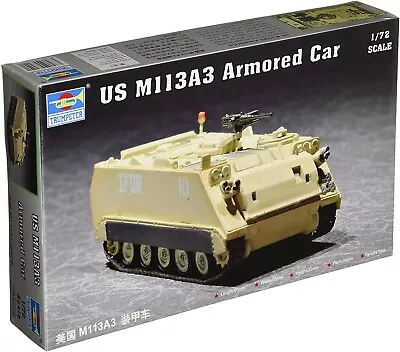 Trumpeter 7240 US M113A3 Armored Personnel Carrier 1:72 New  Free Shipping • $21.99