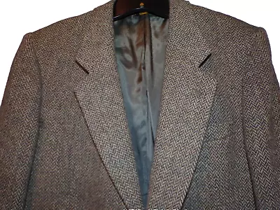 Daniel Hechter Paris Ed. Men's Lined Blazer Suit Multi Color Herringbone 42 Br • $49.88