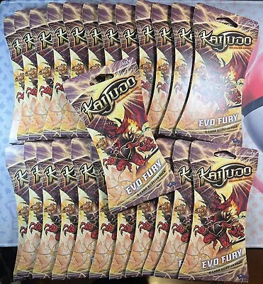 24x Kaijudo Rise Of The Duel Masters Evo Fury Blister Booster Packs NEW Sealed • $72.99