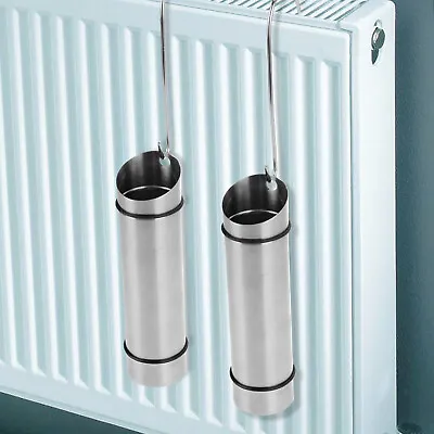 £7.99 • Buy Radiator Humidifier Room Stainless Steel Hanging Dry Air Water Moisture Humidity