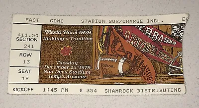 $39.99 • Buy TBC16 12/25/79 1979 Fiesta Bowl Football Ticket Stub Dan Marino Freshman Rookie