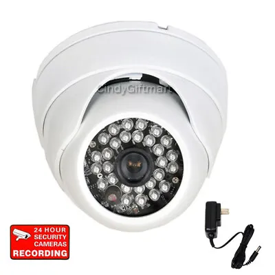 Dome Security Camera With 1/3  Sony Effio CCD 700TVL 28 IR LED Vandal Proof A74 • $55.90