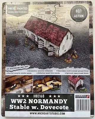 WW2 Normandy Stable W/ Dovecote Micro Art Studio • $34.99