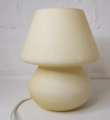 £49.99 • Buy Habitat All Glass Mushroom Table Lamp Bedside Modernist Retro