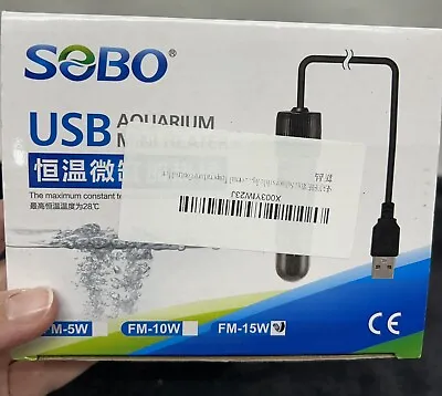 Sebo Submersible Aquarium 15W USB Mini Heater (D3) • $10.79