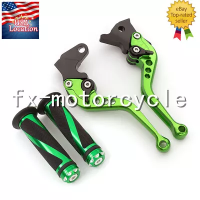 For Yamaha YZF 350 BANSHEE 1989-1996 1997-2008 Brake Clutch Levers Grips CNC • $37.99