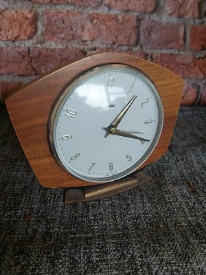 £10 • Buy Vintage Metamec England Mid Century Clock Brass Stand