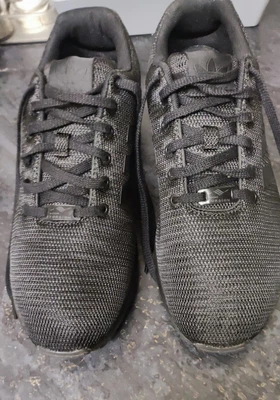 £25 • Buy Mens Triple Black Adidas Torsion ZX Flux Trainers Size 12 UK, EU 47 1/3 