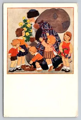 Vintage Santa Claus Austrian Jr Red Cross Prof Cizek Children Christmas P203 • $36