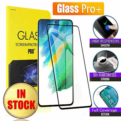 $6.49 • Buy For Samsung Galaxy S21 S20 FE Ultra S10 S9 Plus Tempered Glass Screen Protector